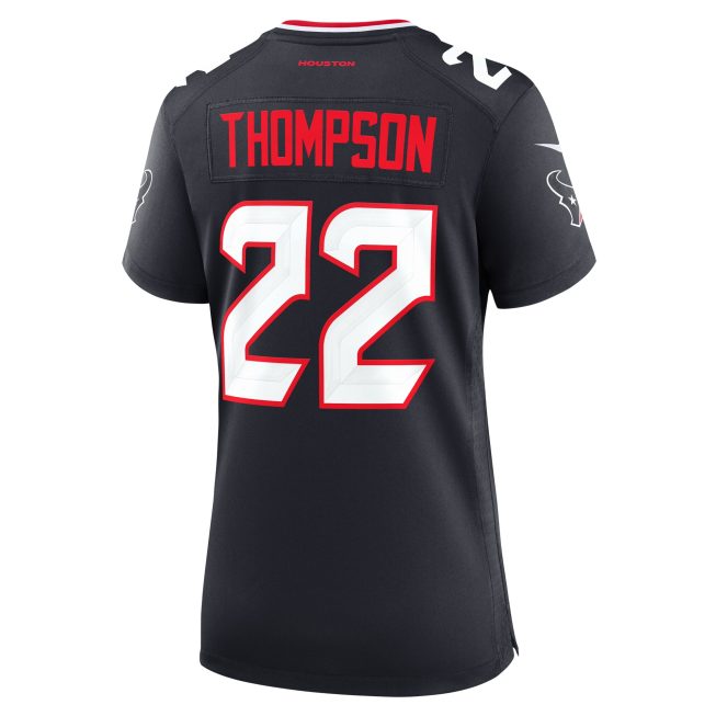 Josh Thompson Houston Texans Women's Team Game Jersey - Navy - Image 3