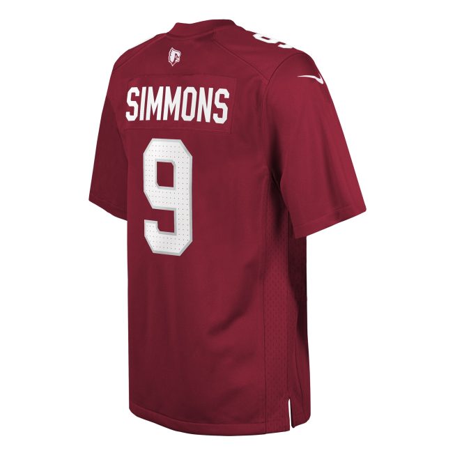 Isaiah Simmons Arizona Cardinals Youth Game Jersey - Cardinal - Image 3
