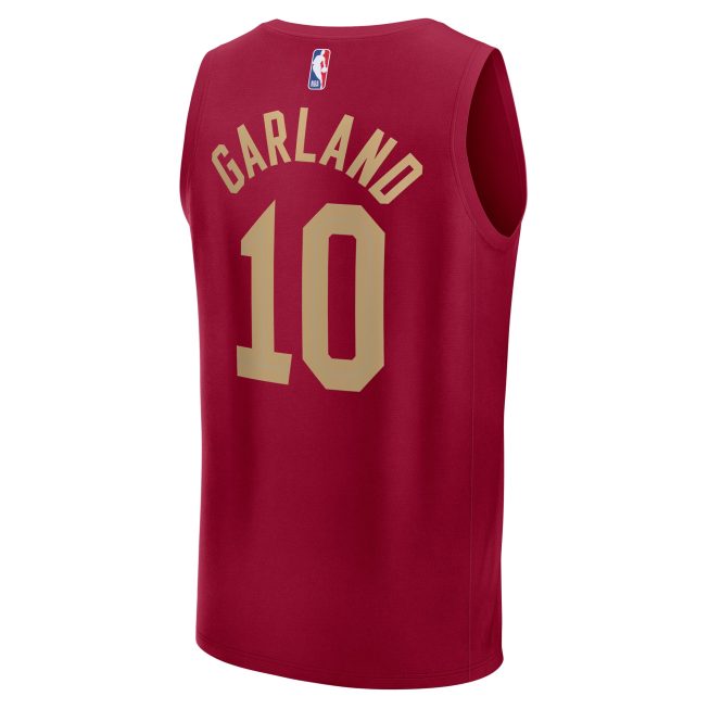 Darius Garland Cleveland Cavaliers Fanatics Fast Break Player Jersey - Icon Edition - Wine - Image 3