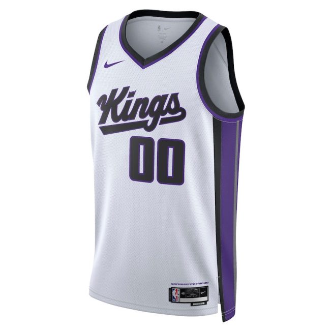 Sacramento Kings Association Swingman Custom Jersey - White - Image 2