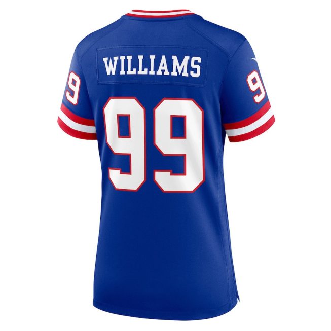 Leonard Williams 99 New York Giants Women Classic Game Jersey - Royal - Image 3