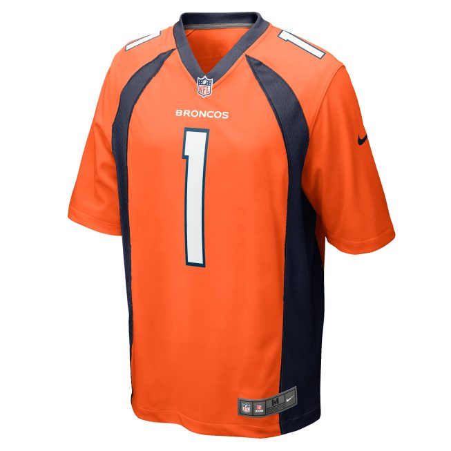 Tremon Smith Denver Broncos Game Jersey - Orange - Image 2