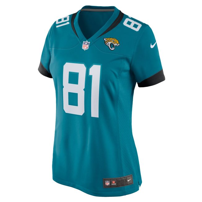 Josiah Deguara Jacksonville Jaguars Women's Team Game Jersey - Teal - Image 2