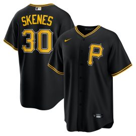 Paul Skenes Pittsburgh Pirates Alternate Replica Player Jersey - Black