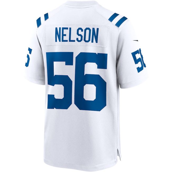 Quenton Nelson 56 Indianapolis Colts Men Game Jersey - White - Image 3
