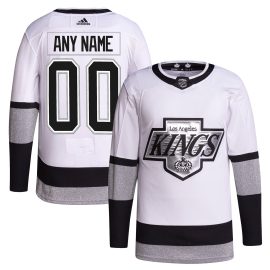 Los Angeles Kings Alternate 2021/22 Primegreen Authentic Custom Jersey - White