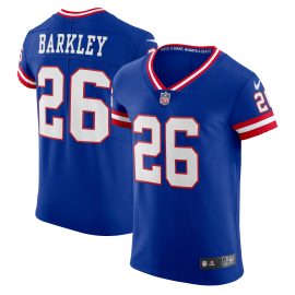 Saquon Barkley New York Giants Classic Vapor Elite Player Jersey - Royal
