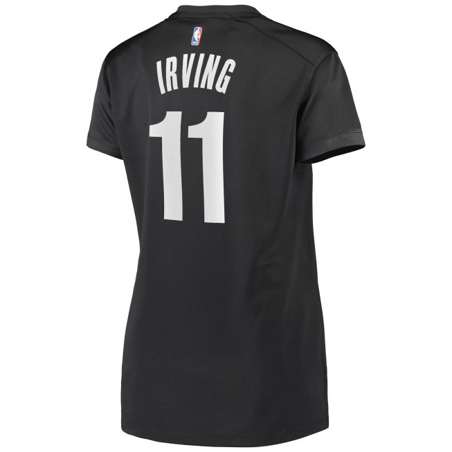 Kyrie Irving Brooklyn Nets Fanatics Women's Fast Break Player Jersey - Statement Edition - Black - Image 3