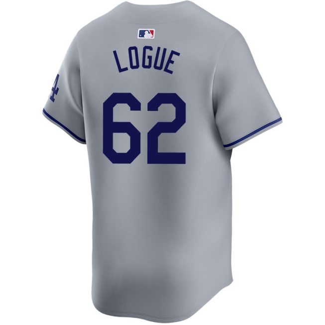 Zach Logue Los Angeles Dodgers Road Limited Jersey - Image 2