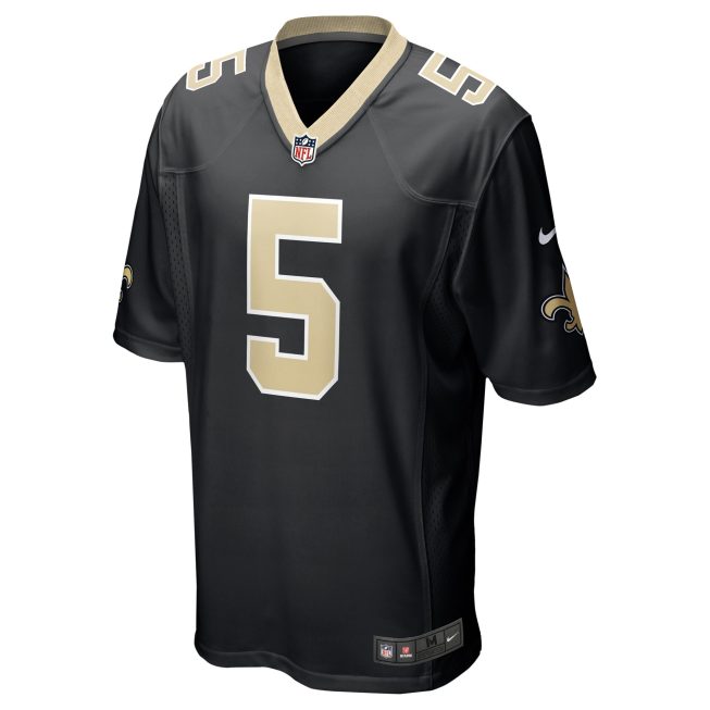 Lynn Bowden Jr. New Orleans Saints Team Game Jersey - Black - Image 2