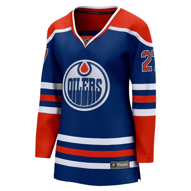 Brett Kulak Edmonton Oilers Fanatics Women's Home Breakaway Player Jersey - Royal - Image 2