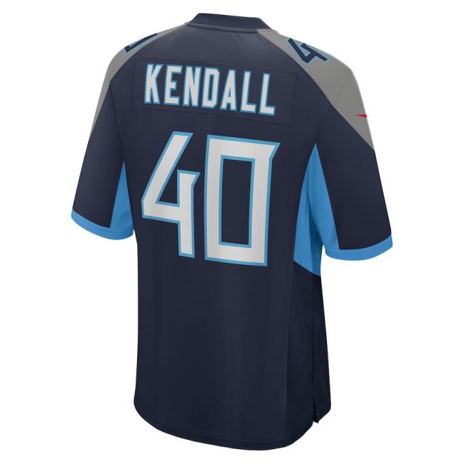 Anthony Kendall 40 Tennessee Titans Men Team Game Jersey - Navy - Image 3