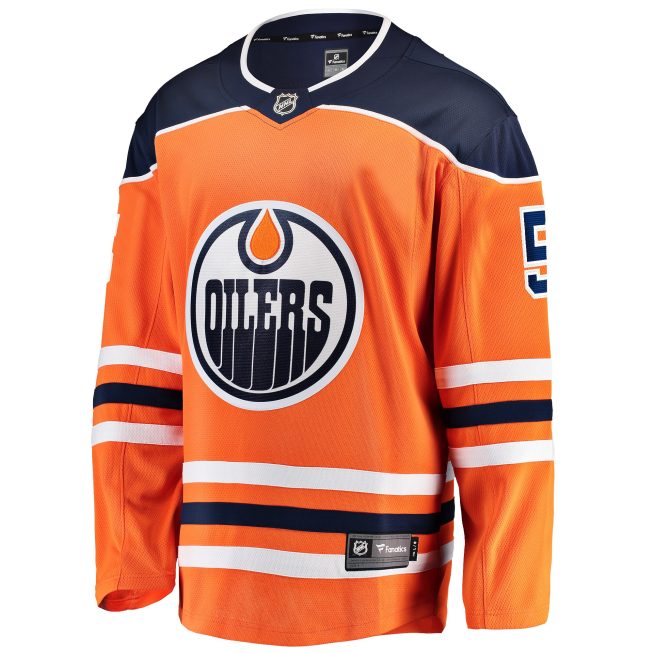 Cody Ceci Edmonton Oilers Fanatics Home Breakaway Player Jersey - Orange - Image 2