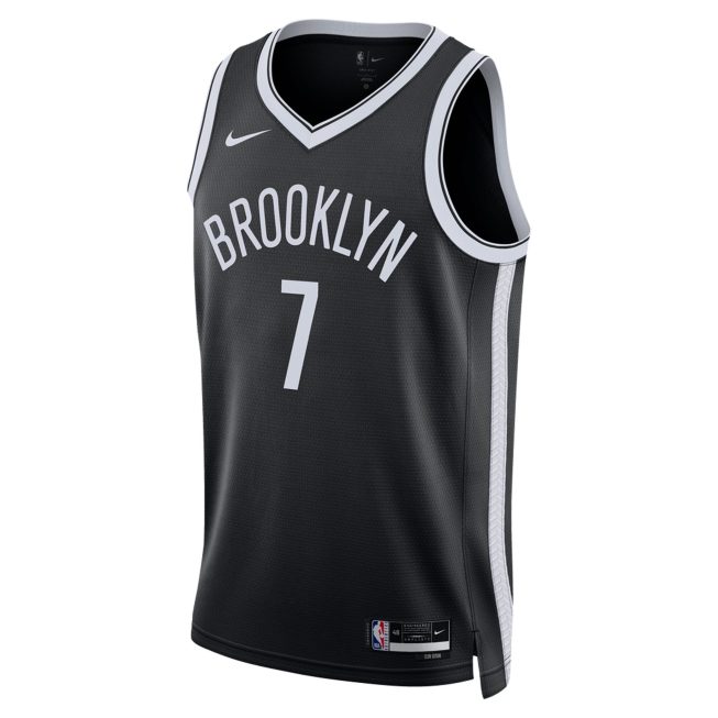 Kevin Durant Brooklyn Nets Unisex Swingman Jersey - Icon Edition - Black - Image 2