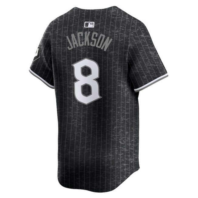 Bo Jackson 8 Chicago White Sox City Connect Retired Men Jersey - Black - Image 3