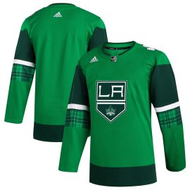 Los Angeles Kings 2023 St. Patrick's Day Primegreen Authentic Jersey - Kelly Green