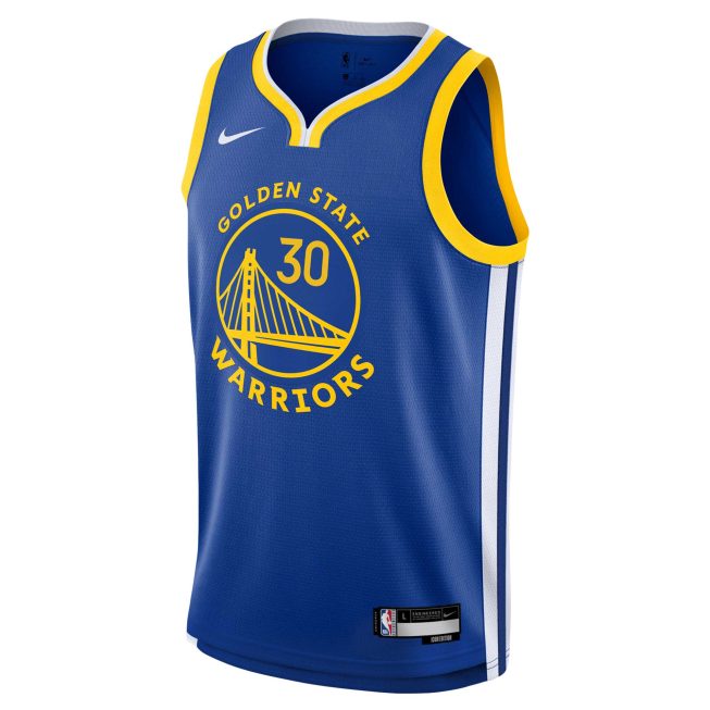 Stephen Curry Golden State Warriors Youth Swingman Jersey - Icon Edition - Royal - Image 2