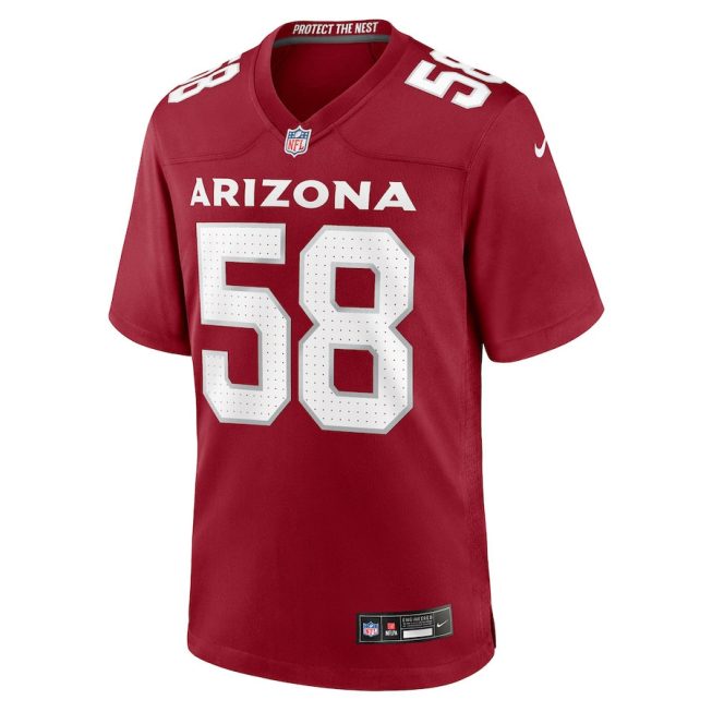 Tyreek Maddox-Williams 58 Arizona Cardinals Men GameJersey - Cardinal - Image 2