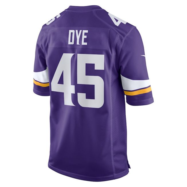 Troy Dye 45 Minnesota Vikings Men Game Jersey - Purple - Image 3