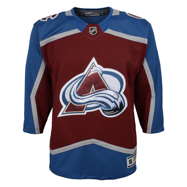 Colorado Avalanche Youth Home Premier Jersey - Burgundy - Image 2