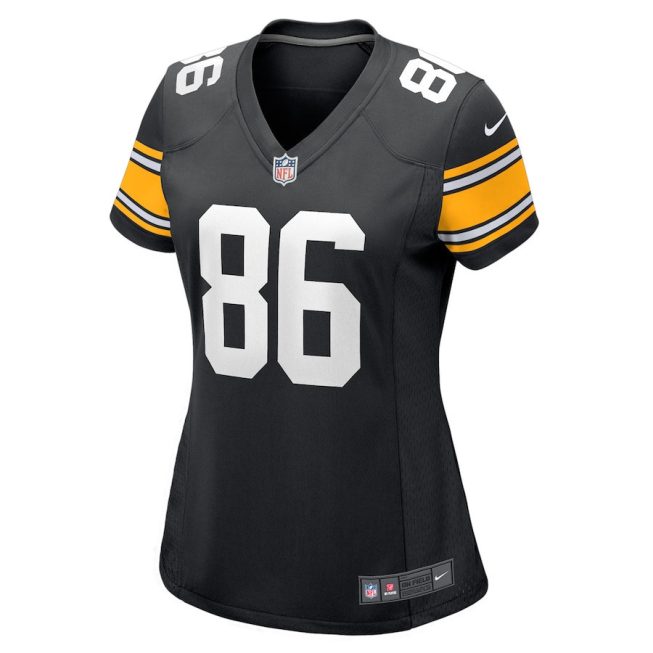 Hines Ward 86 Pittsburgh Steelers Women Retired Jersey - Black - Image 2