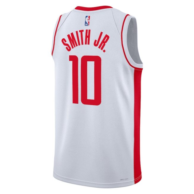Jabari Smith Jr. 10 Houston Rockets 2023/24 Association Edition Swingman Jersey - White - Image 3