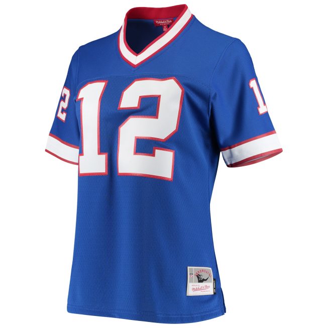 Jim Kelly Buffalo Bills Mitchell & Ness Women's 1990 Legacy Replica Jersey - Royal - Image 2