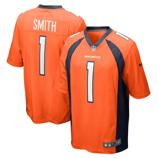 Tremon Smith Denver Broncos Game Jersey - Orange