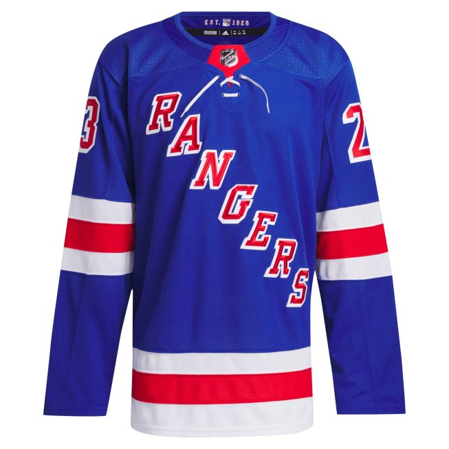 Adam Fox New York Rangers Home Primegreen Authentic Pro Player Jersey - Blue - Image 2