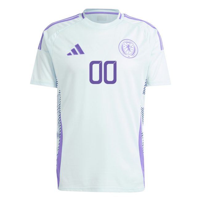 Scotland National Team 2024 Away Custom Men Jersey - White - Image 3