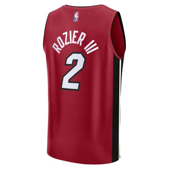Terry Rozier Miami Heat Fanatics Youth Fast Break Player Jersey - Statement Edition - Red - Image 3