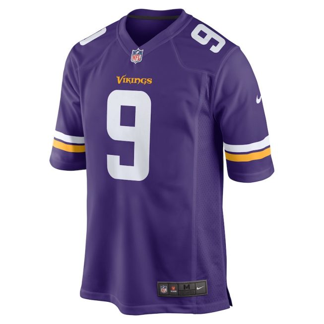 J.J. McCarthy 9 Minnesota Vikings 2024 Draft First Round Pick Player Game Jersey - Purple - Image 2