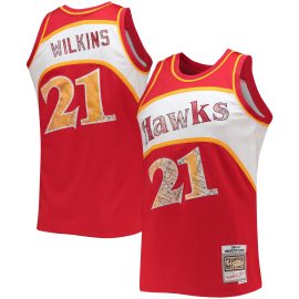 Dominique Wilkins Atlanta Hawks Mitchell & Ness 1986/87 Hardwood Classics 75th Anniversary Diamond Swingman Jersey - Red
