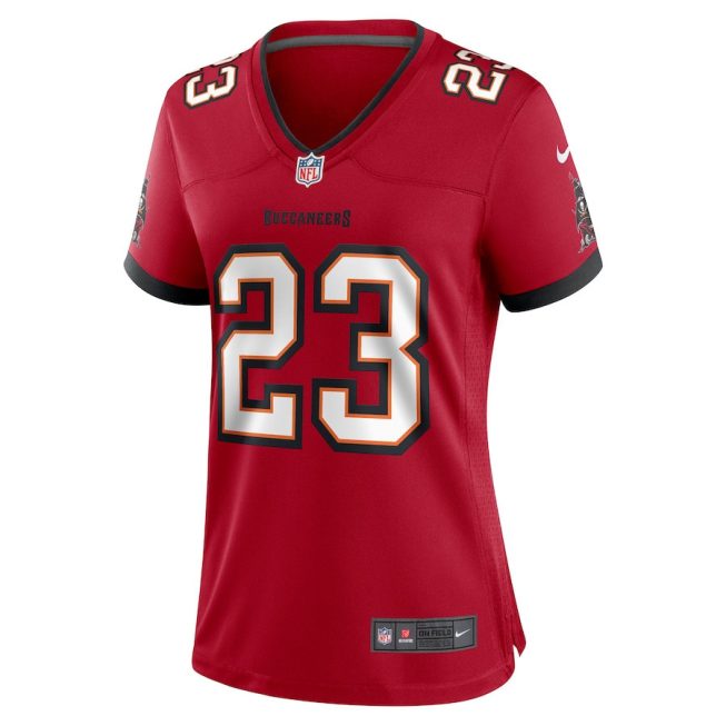 Ryan Neal 23 Tampa Bay Buccaneers Women Game Jersey - Red - Image 2