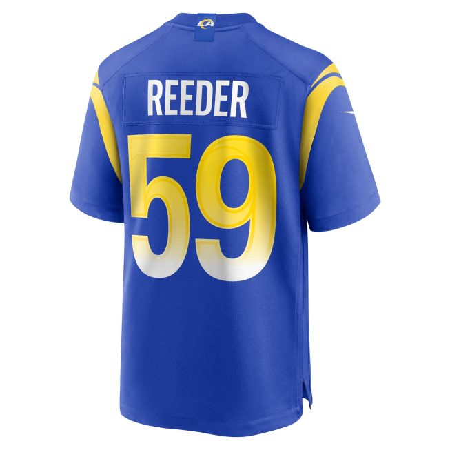 Troy Reeder Los Angeles Rams Team Game Jersey - Royal - Image 3