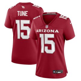 Clayton Tune 15 Arizona Cardinals Game WomenJersey - Cardinal