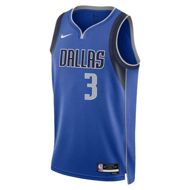 Alex Fudge 3 Dallas Mavericks 2024 FINALS PATCH Swingman Jersey - Icon Edition - Blue - Image 2