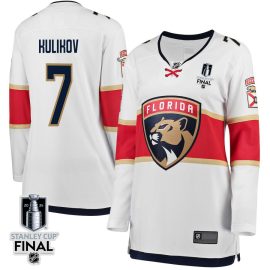 Dmitry Kulikov 7 Florida Panthers 2024 STANLEY CUP Final Women's Away Breakaway Jersey - White