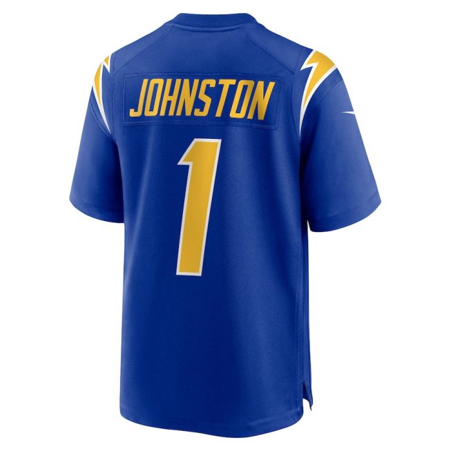 Quentin Johnston 1 Los Angeles Chargers Men Alternate Game Jersey - Royal - Image 3
