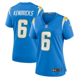 Eric Kendricks 6 Los Angeles Chargers Women Game Jersey - Powder Blue
