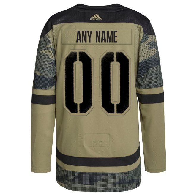 Anaheim Ducks Military Appreciation Team Authentic Custom Practice Jersey - Camo - Image 3