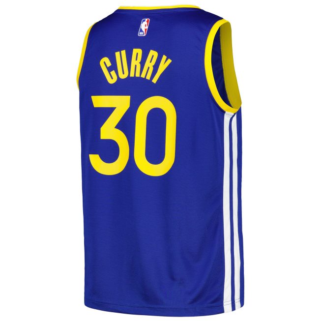 Stephen Curry Golden State Warriors Fanatics Fast Break Player Badge Jersey - Royal - Image 3