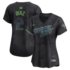 Yandy Diaz 2 Tampa Bay Rays 2024 City Connect Limited Women Jersey - Charcoal