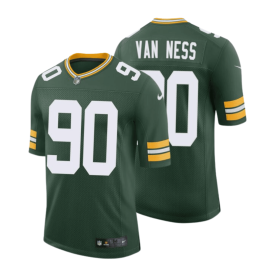 Lukas Van Ness 90 Green Bay Packers Men Home Limited Jersey - Green