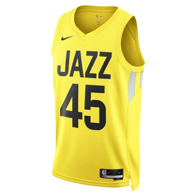 Donovan Mitchell Utah Jazz Unisex Swingman Jersey - Icon Edition - Gold - Image 2