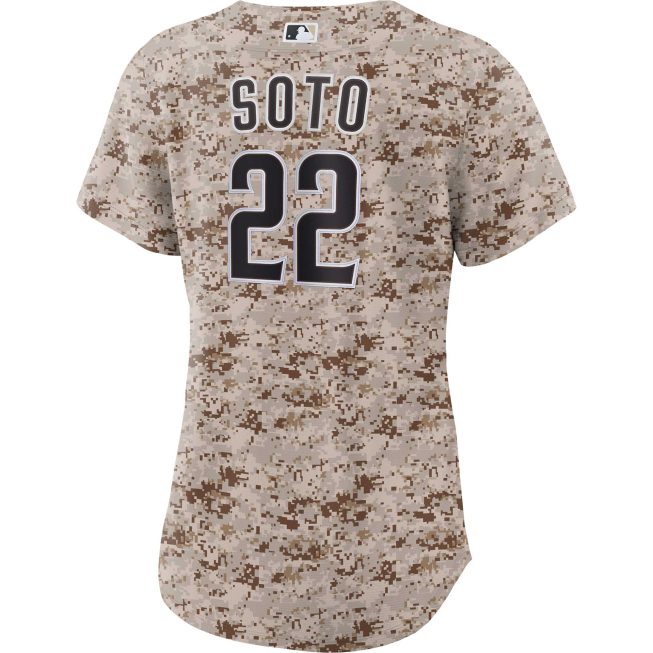 Juan Soto San Diego Padres Women's USMC Alternate Replica Player Jersey - Camo - Image 3