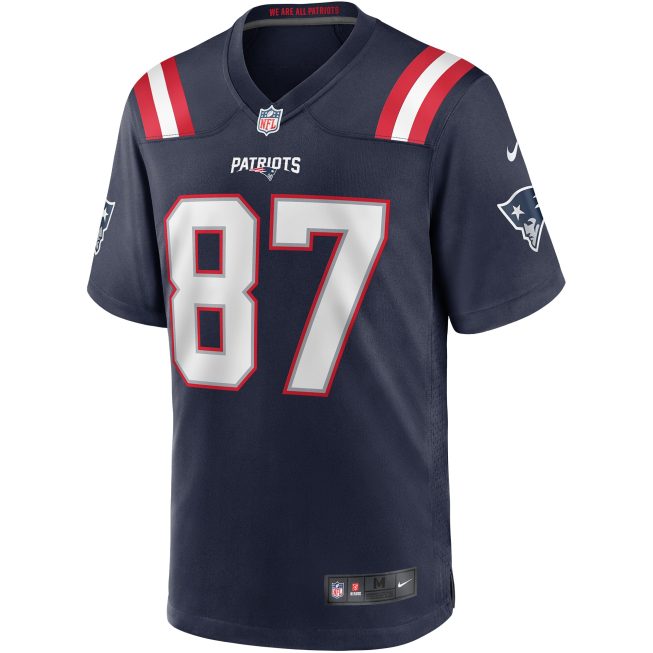 Ben Coates New England Patriots Game Retired Player Jersey - Navy - Image 2