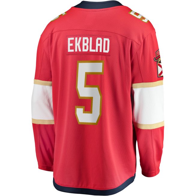 Aaron Ekblad Florida Panthers Fanatics Home Team Breakaway Player Jersey - Red - Image 3