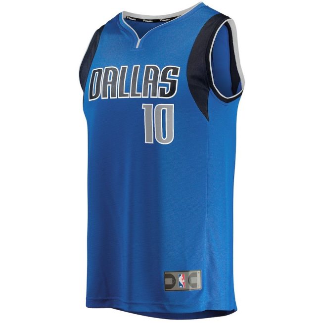 Tim Hardaway Jr. 10 Dallas Mavericks Fanatics 2024 Finals Fast Break Jersey - Icon Edition - Blue - Image 2
