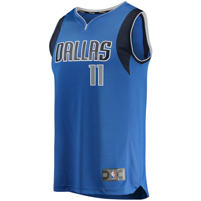 Tim Hardaway Jr Dallas Mavericks Fanatics Fast Break Replica Jersey - Icon Edition - Blue - Image 2